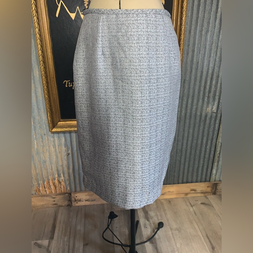 Giorgio Santangelo Tweed Pencil Skirt
